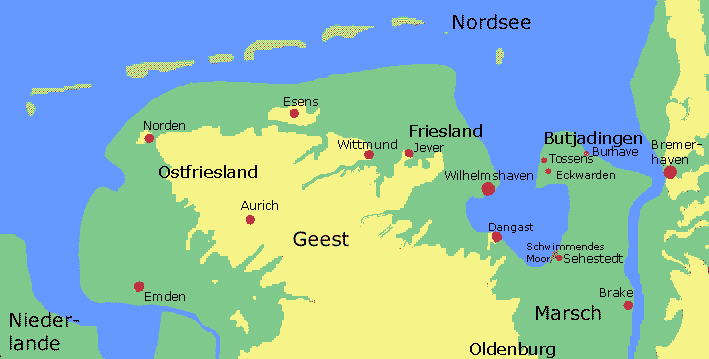 Karte-Butjadingen