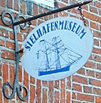 Sielhafenmuseums Schild